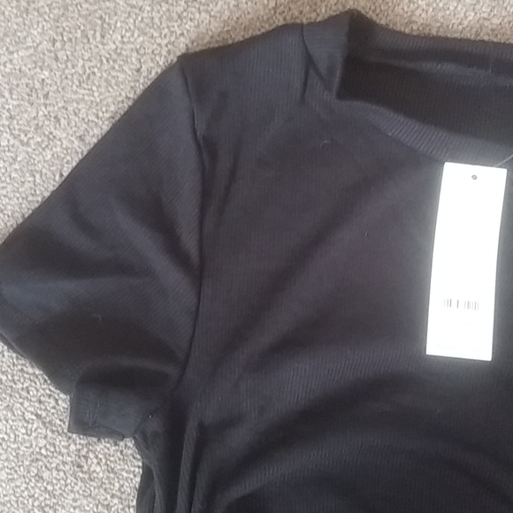 NWT Francescas ruched ribbed dress - Picture 3 of 4